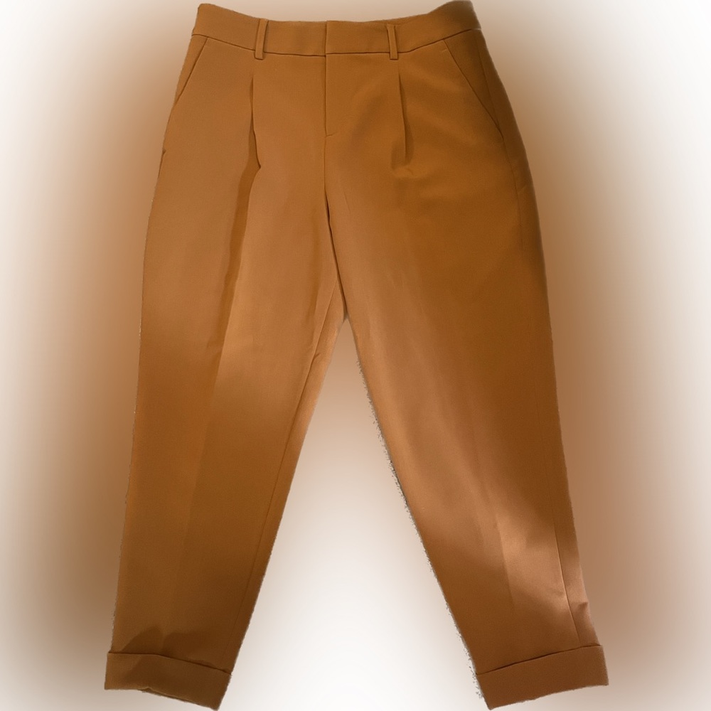 Banana republic size 6 brown tailored cropped pants